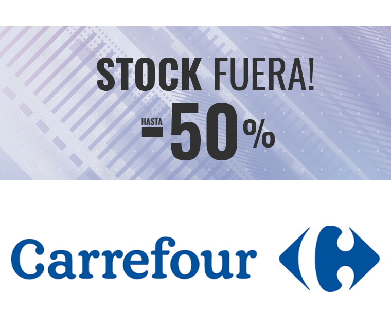 Vuelve el stock fuera en Carrefour