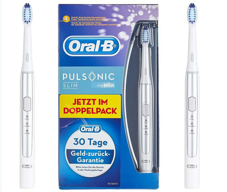 Pack 2 cepillos Oral-B Pulsonic Slim solo 45,5€