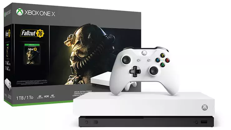 Skalk lluvia Limpiar el piso Xbox One X Robot white + Fallout 76 solo 321€ » Michollo.com