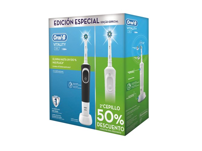 Kit cepillo eléctrico ORAL-B Vitality 100 (Edición especial) solo 29€