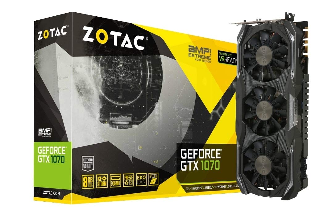 Gráfica Zotac GTX 1070 solo 293,7€