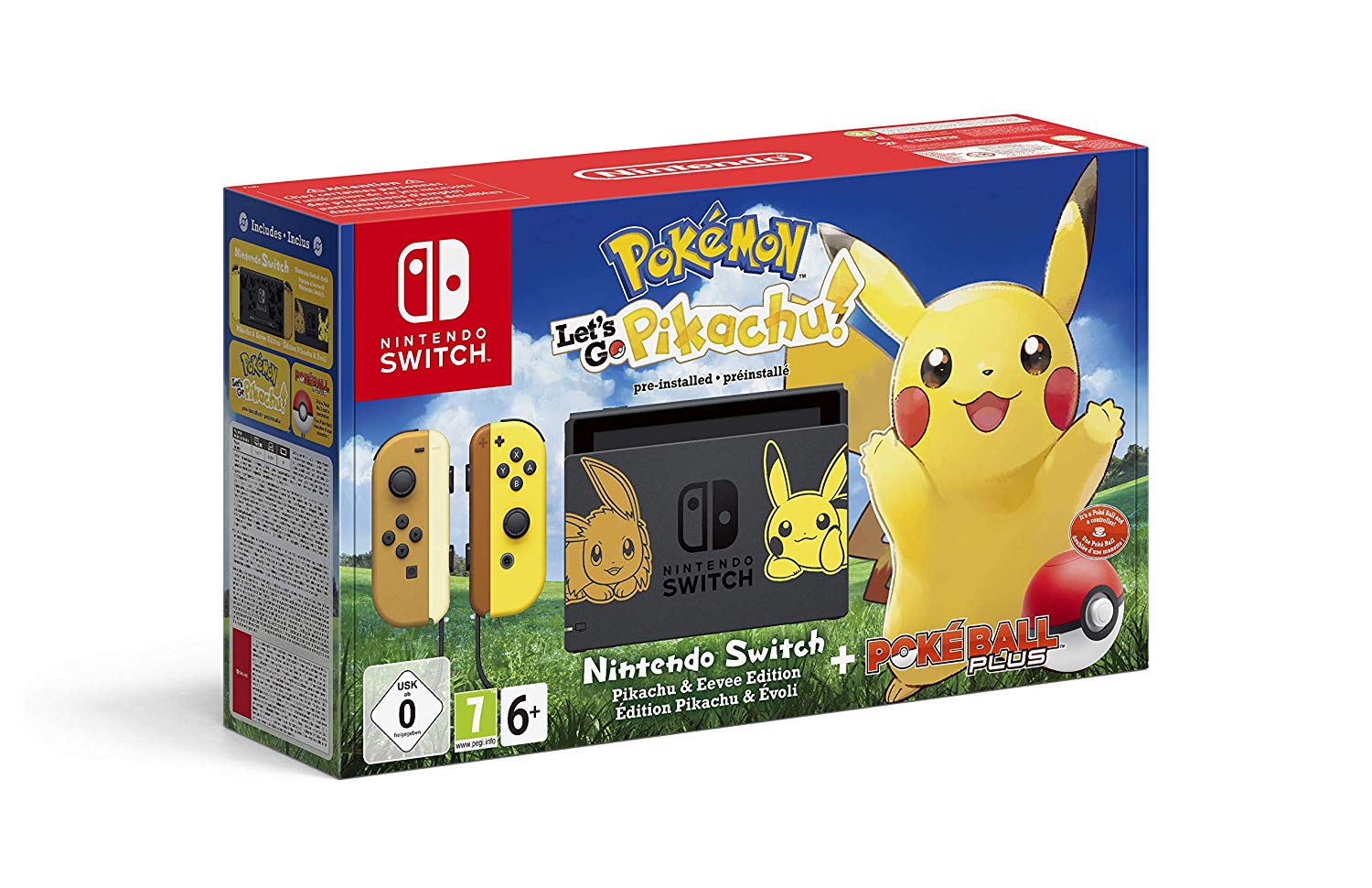 Nintendo Switch edición Pokemon más juego y pokeball plus solo 380€