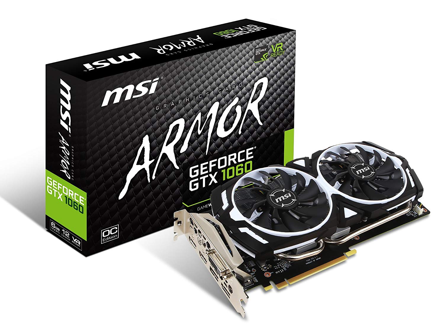 MSI GeForce GTX 1060 solo 199,4€