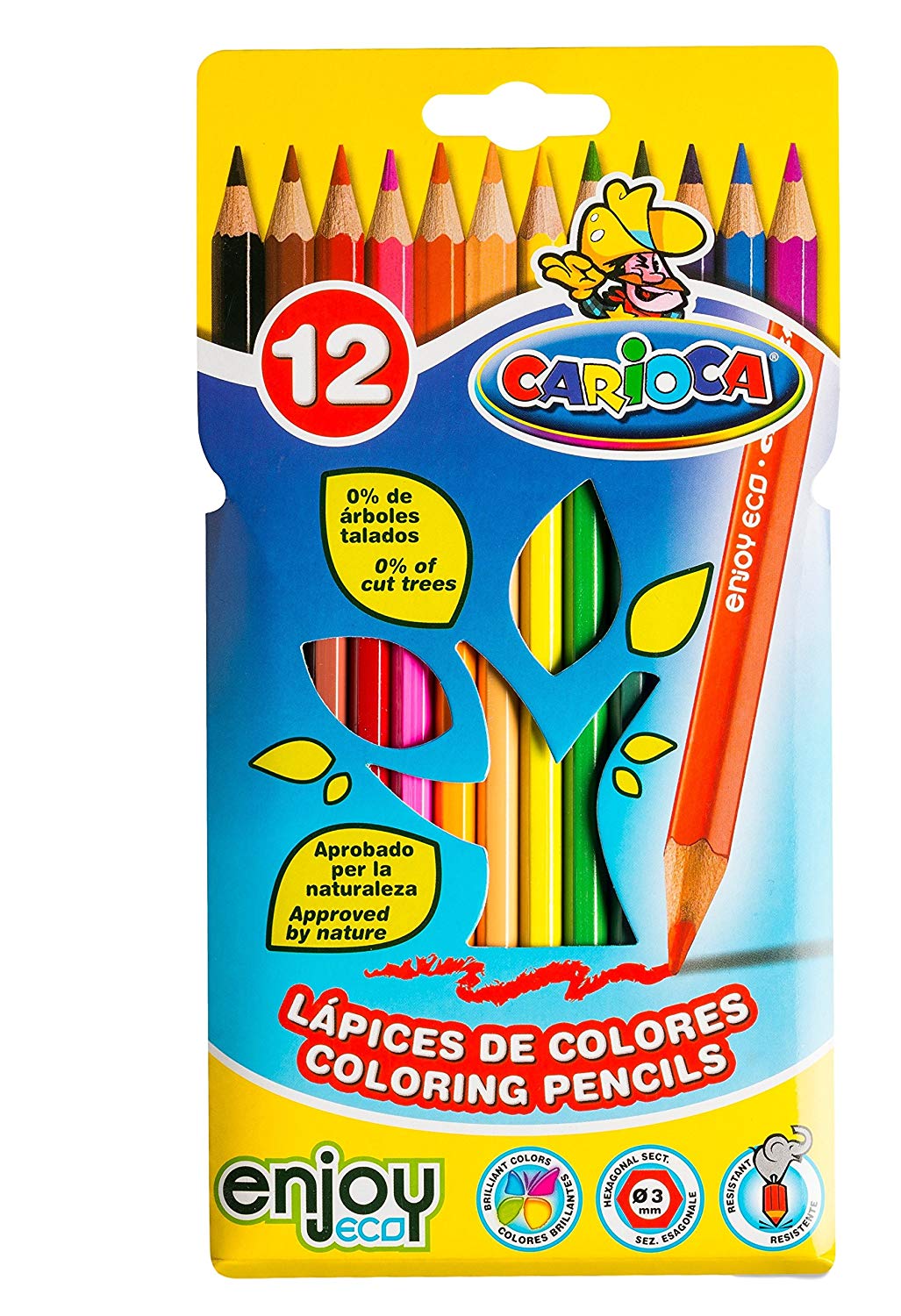 Caja con 12 lápices de Carioca solo 1,75€