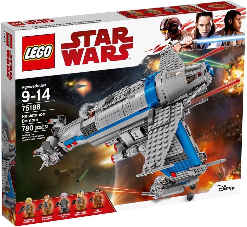 LEGO Star Wars: Bombardero de la Resistencia solo 70€