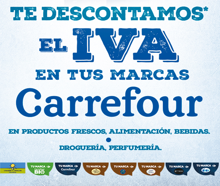 Descuento de IVA en Carrefour para Socios