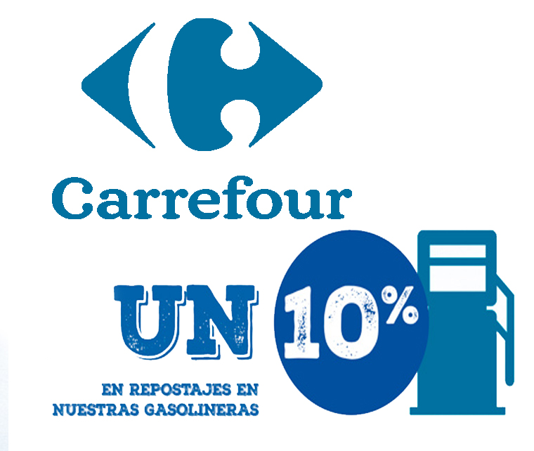 Descuento del 10% en gasolina de Carrefour hasta 17 de Abril