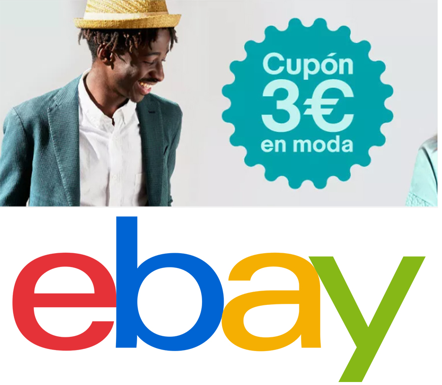 3€ de descuento en moda Ebay