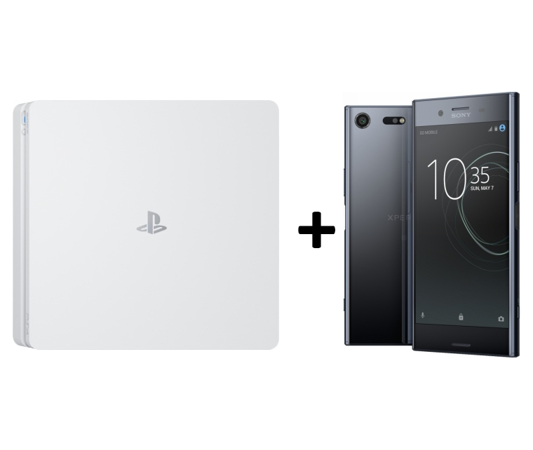 Sony Xperia XZ Premium + PS4 blanca solo 299€