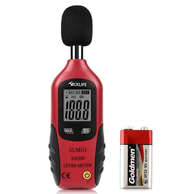 Medidor de sonido Tacklife SLM01 5€