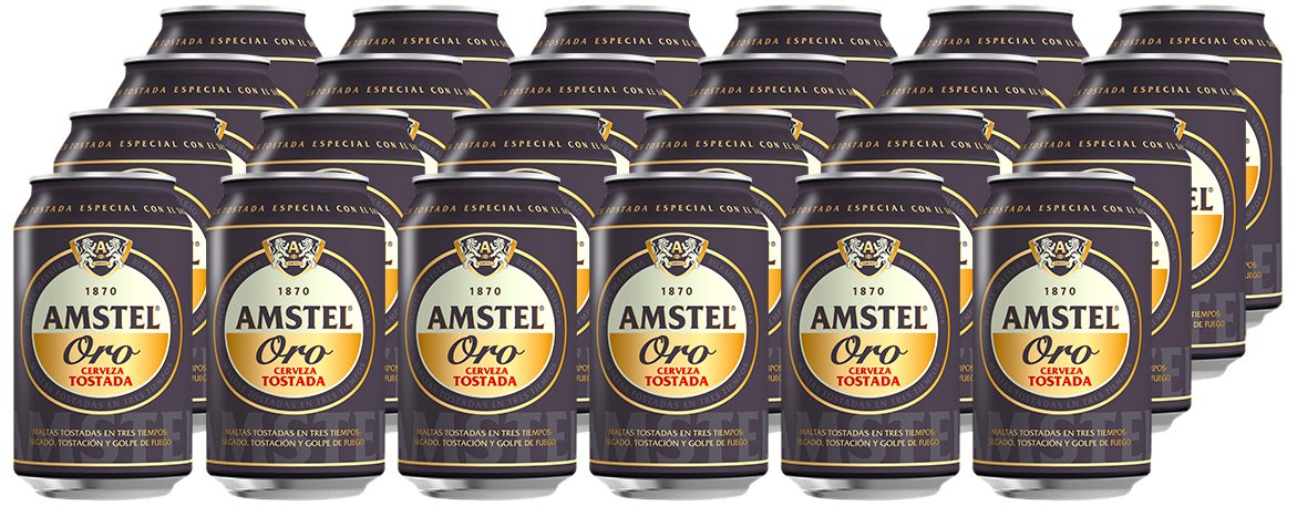 Pack de 24 Amstel Oro de 33cl solo 13,4€