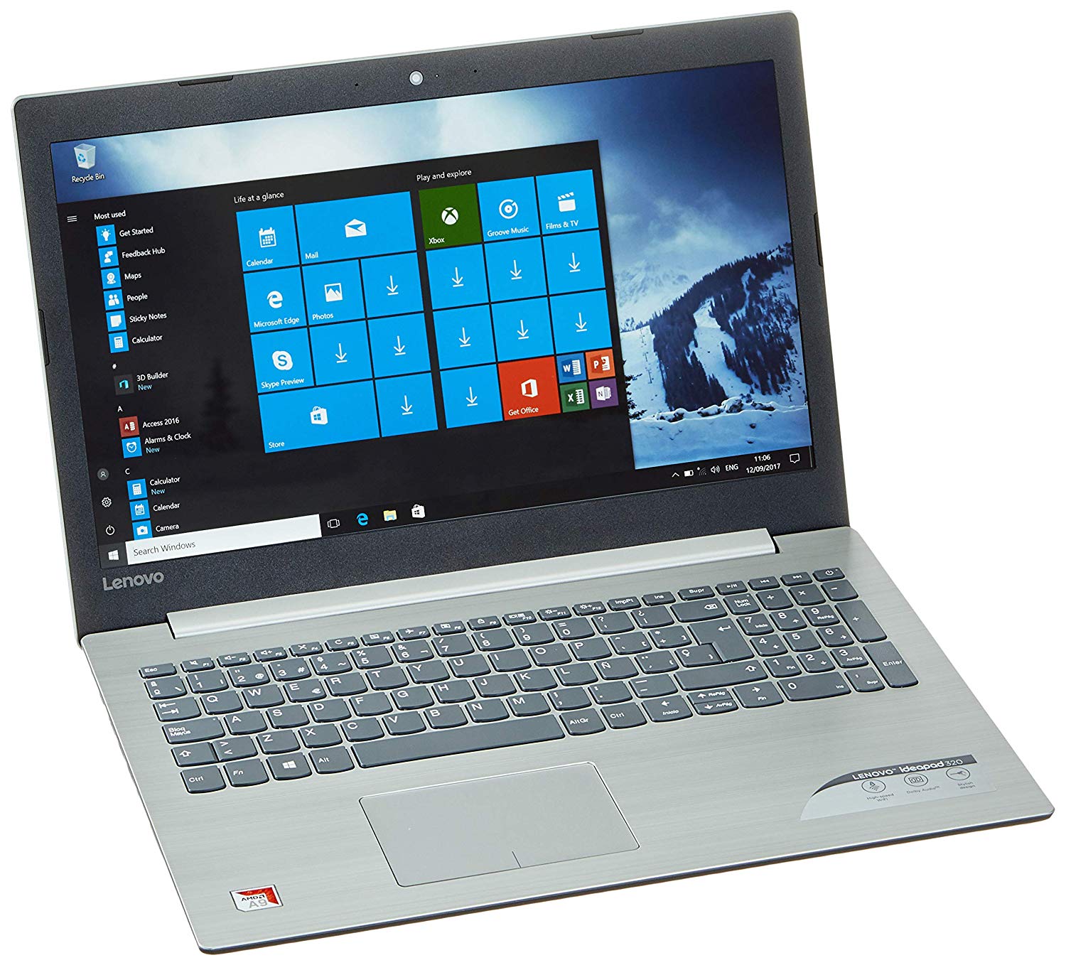 Lenovo ideapad 8GB + 256GB SSD solo 283€