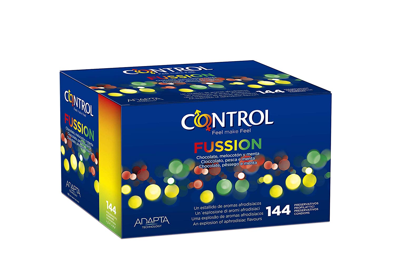 Pack de 144 preservativos Control Fussion solo 23,3€