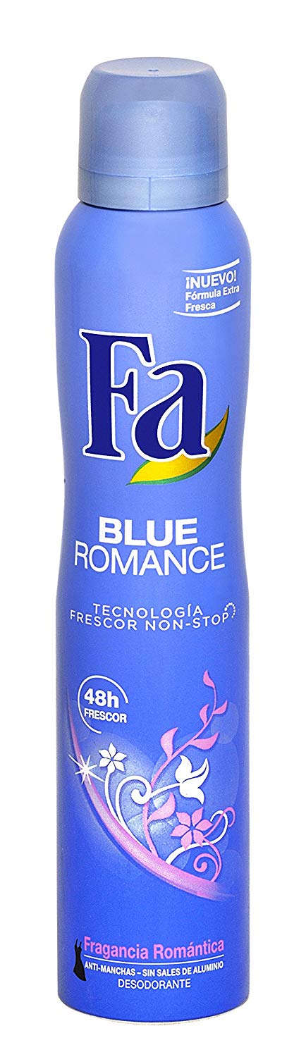Desodorante FA Blue Romance de 200ml solo 1,45€