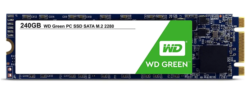 Western Digital Green 240GB Internal SSD M.2 solo 35€