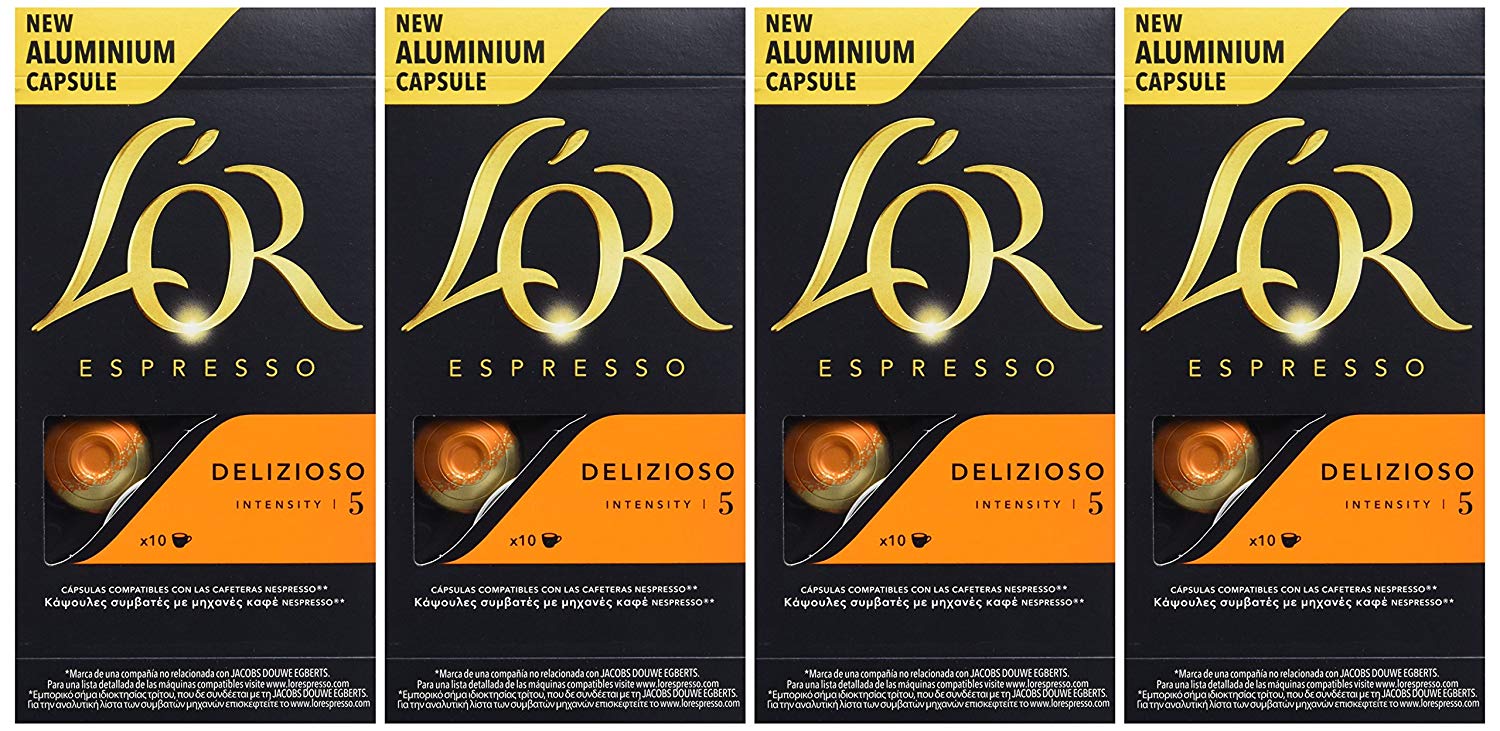 Pack de 4 L'OR Espresso Sontuoso solo 9,4€
