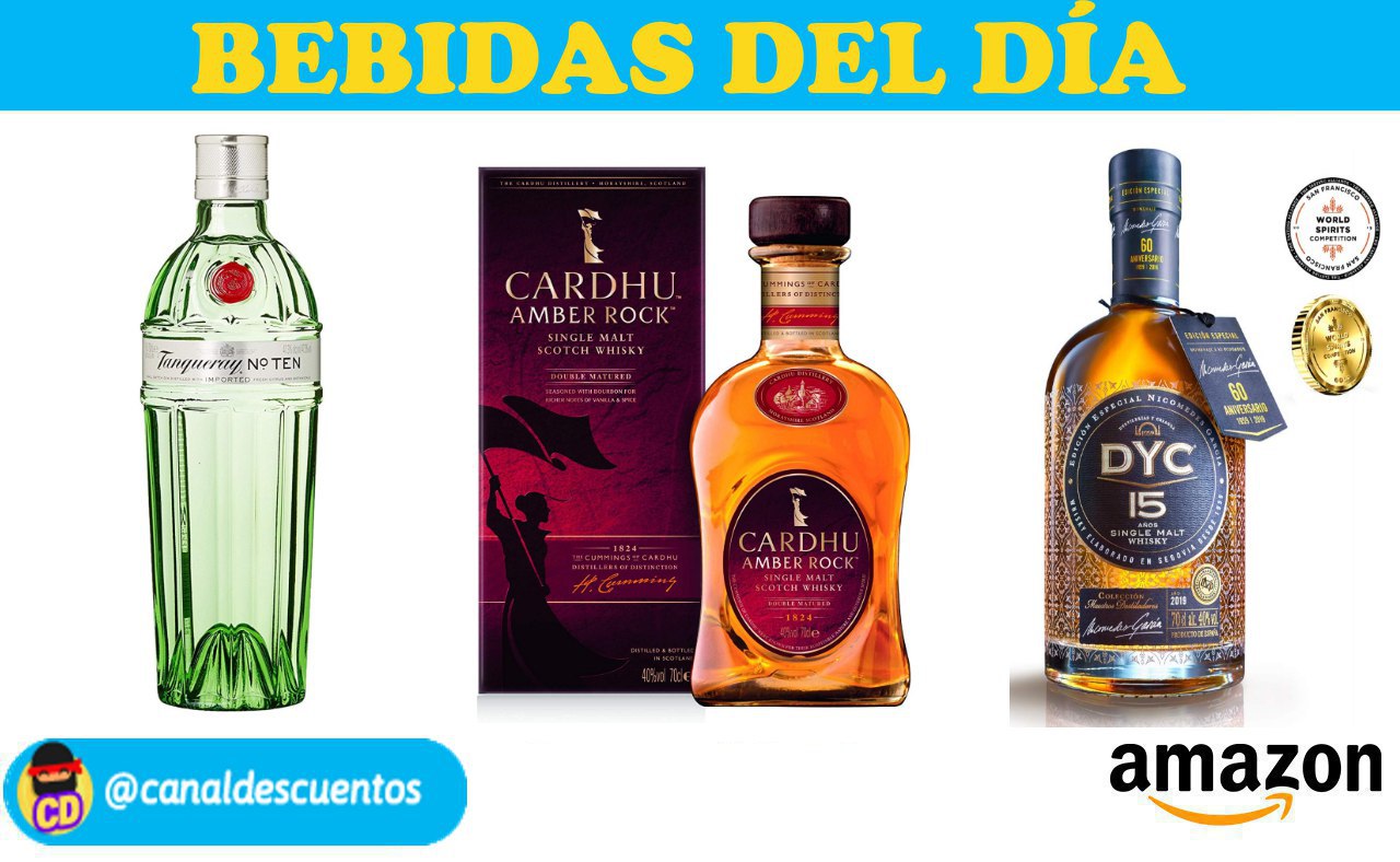 Recopilación de ofertas en bebidas alcohólicas desde Amazon