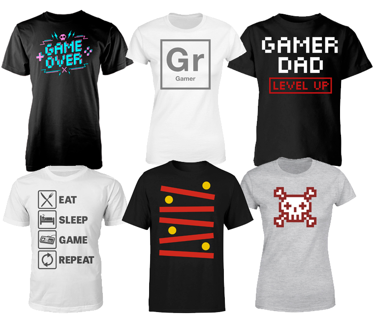 Camisetas Gaming al 50% de Descuento