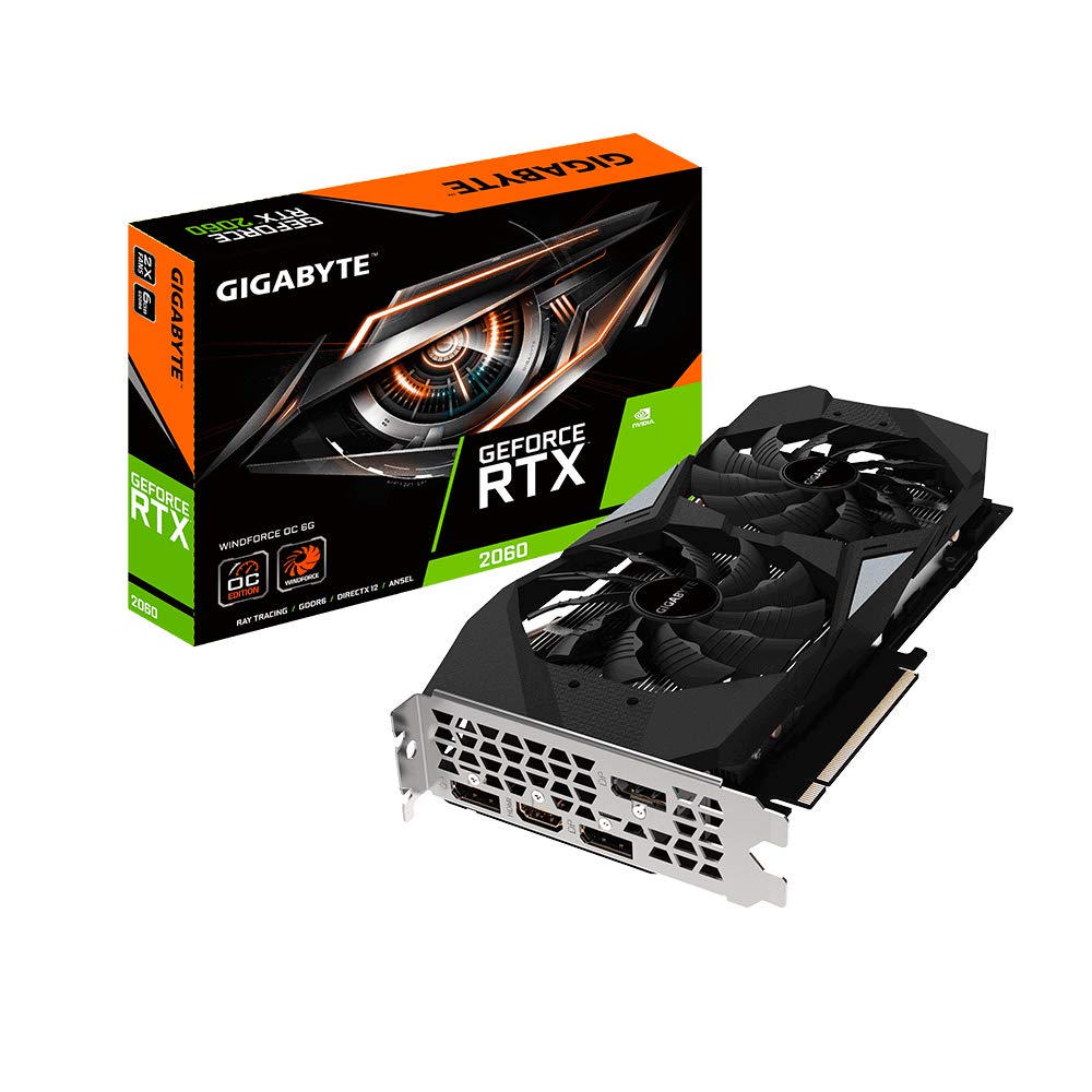 Gigabyte GeForce RTX 2060 WINDFORCE OC 6GB solo 331,5€