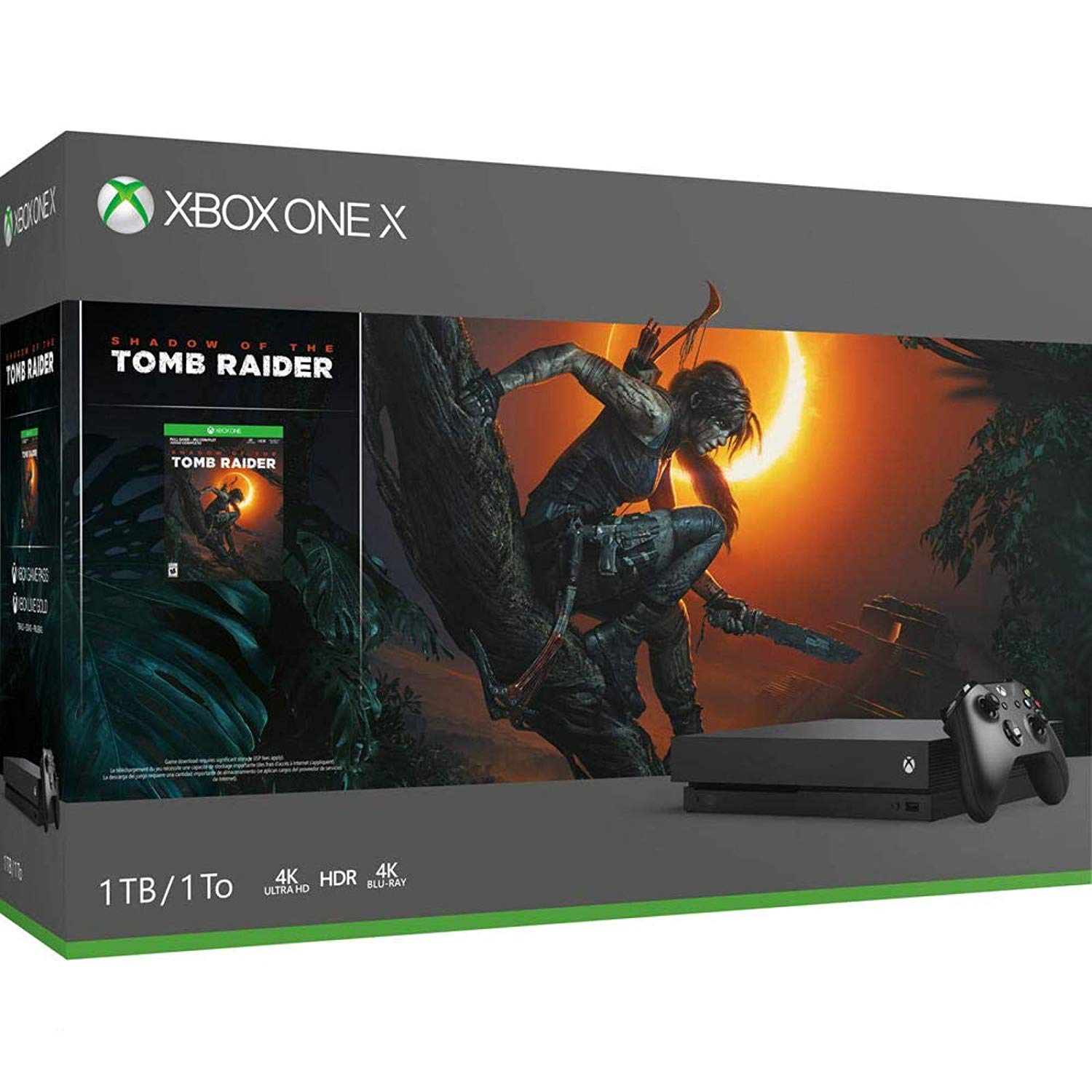 Xbox One X 1TB + Shadow Of The Tomb Raider solo 369,9€