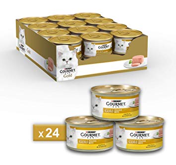 24 Latas de Comida para gatos con Pollo Purina solo 5,5€