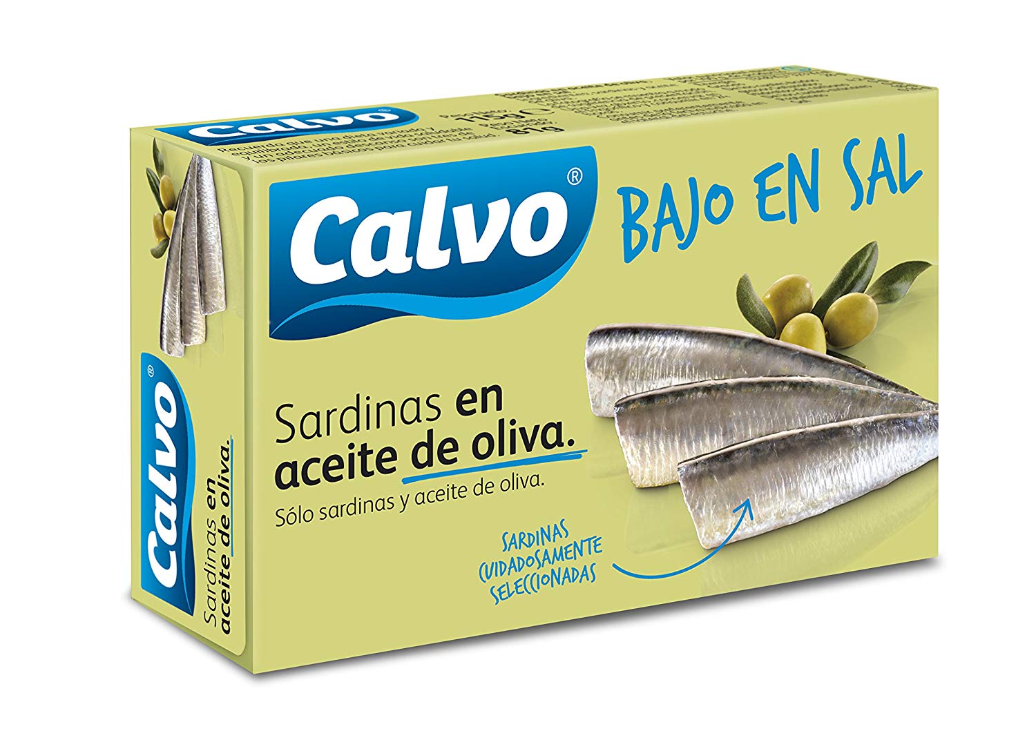 Calvo Sardinas en Aceite de Oliva 10X 120g solo 13,5€
