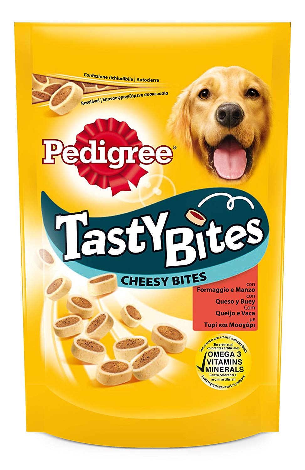 Pack de 6 Pedigree Tasty Bites Cheesy Bites solo 4€