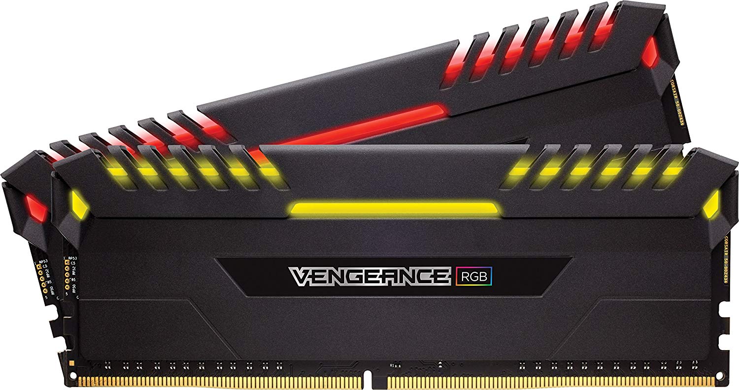 Kit de 32GB (2x16GB) RAM Corsair Vengeance RGB 3000Mhz solo 96,4€