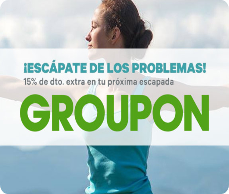 Consigue un 15% de descuento en viajes Groupon con un máximo de 20€