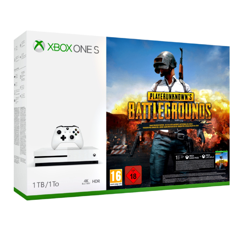 Pack Xbox One S 1TB  + Playerunknown's Battlegrounds solo 184,9€
