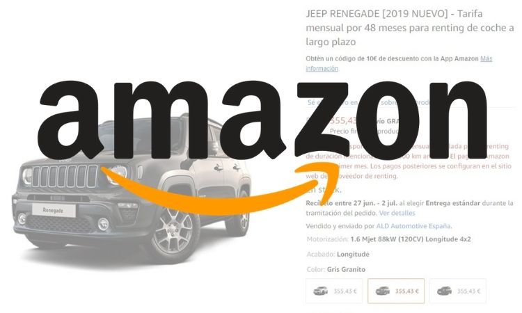 Amazon Renting: tu coche de renting al mejor precio
