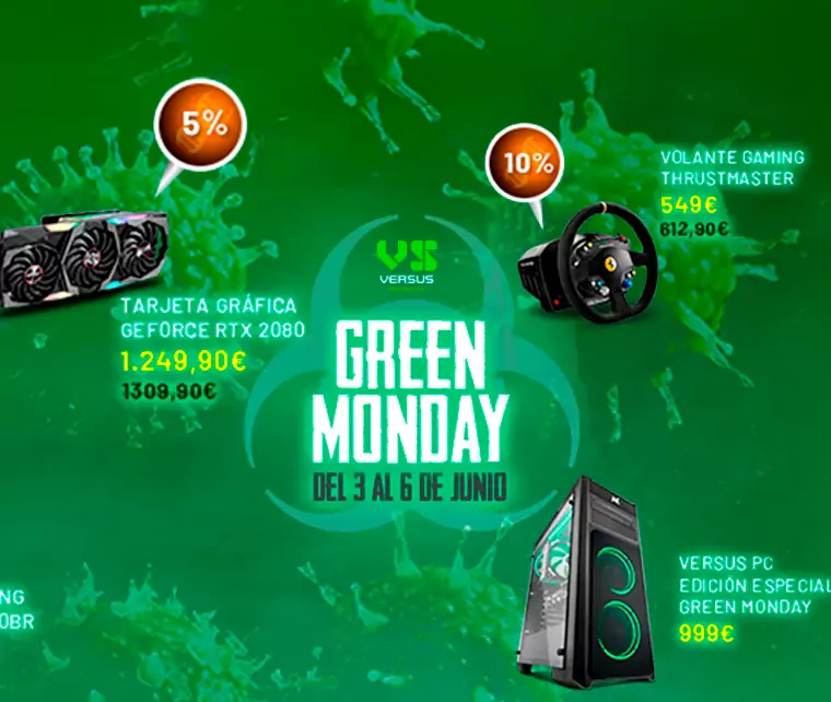 Green Monday en Versus Gamers Green Monday en Versus Gamers