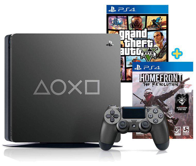 Consola PlayStation 4 Edición Days of Play + 2 Juegos solo 299€