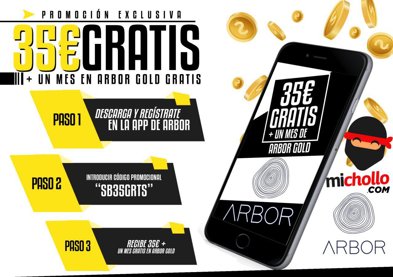 35€ GRATIS + 1 MES GOLD EN ARBOR