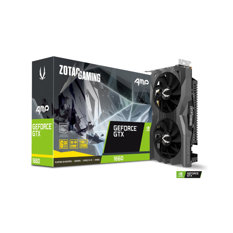ZOTAC GeForce GTX 1660 GAMING AMP Edition solo 237,7€