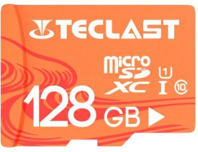 MicroSD Teclast 128GB solo 13,6€