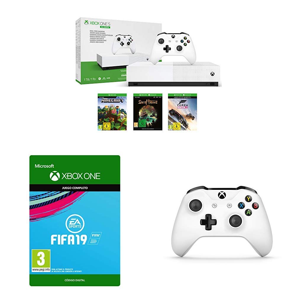 Microsoft Xbox One S All digital solo 199€