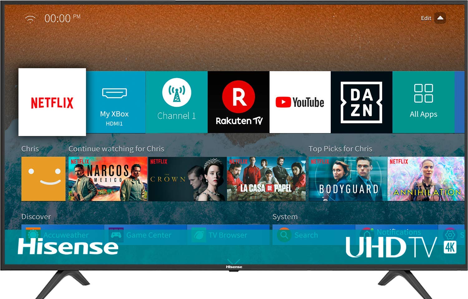 TV de 65" 4K UltraHD Hisense con Smart TV solo 599,9€