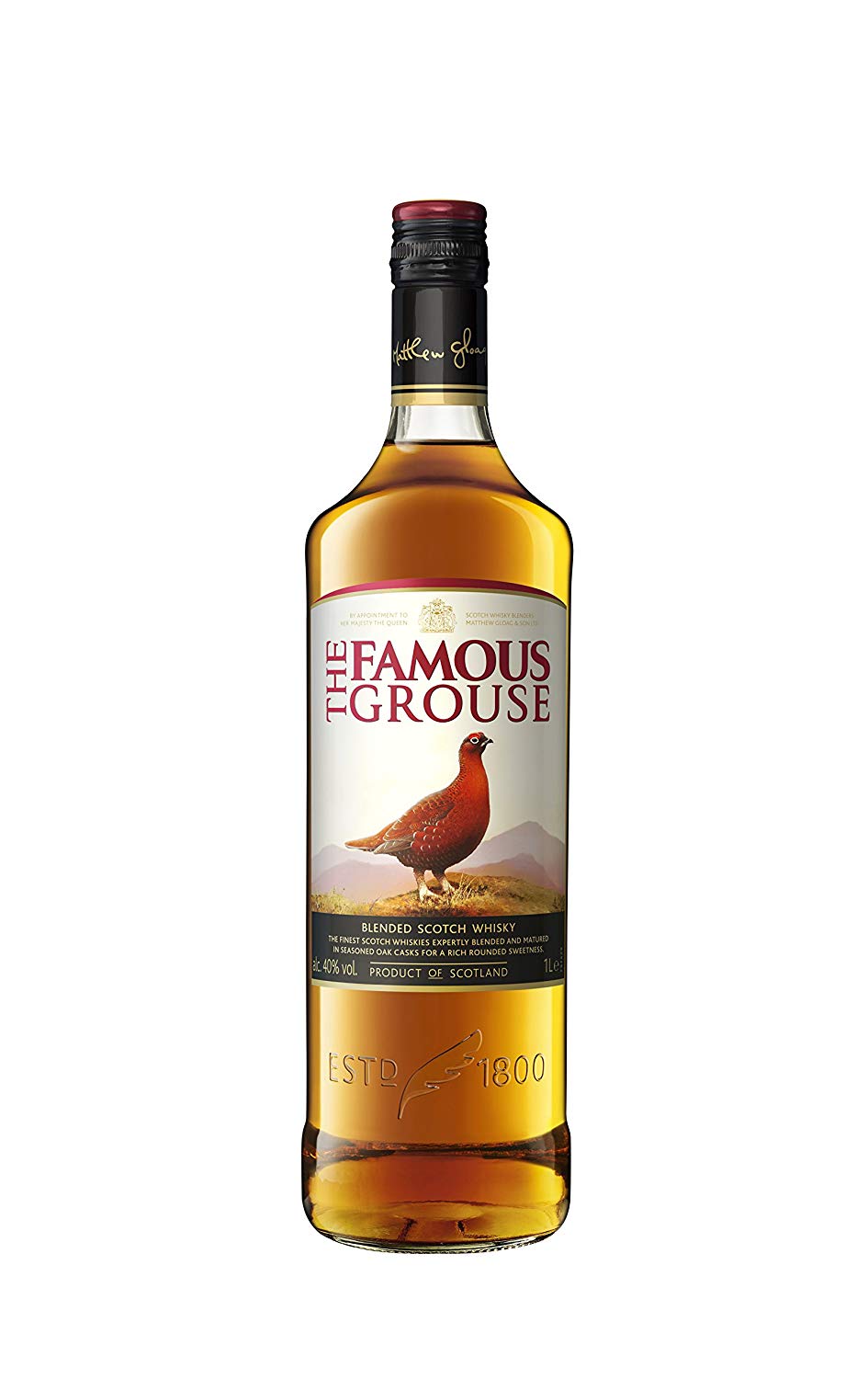 Whisky Escocés The Famous Grouse de 1L solo 12,7€