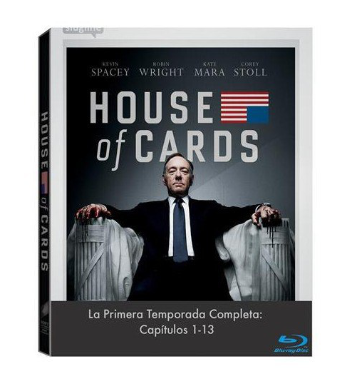 Temporada 1 de House of Cards en Blu-Ray solo 2€