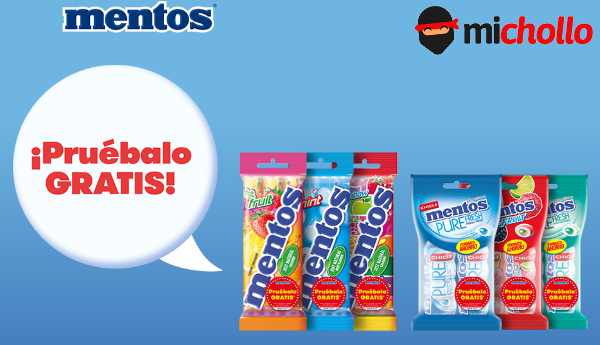 Prueba GRATIS caramelos Mentos