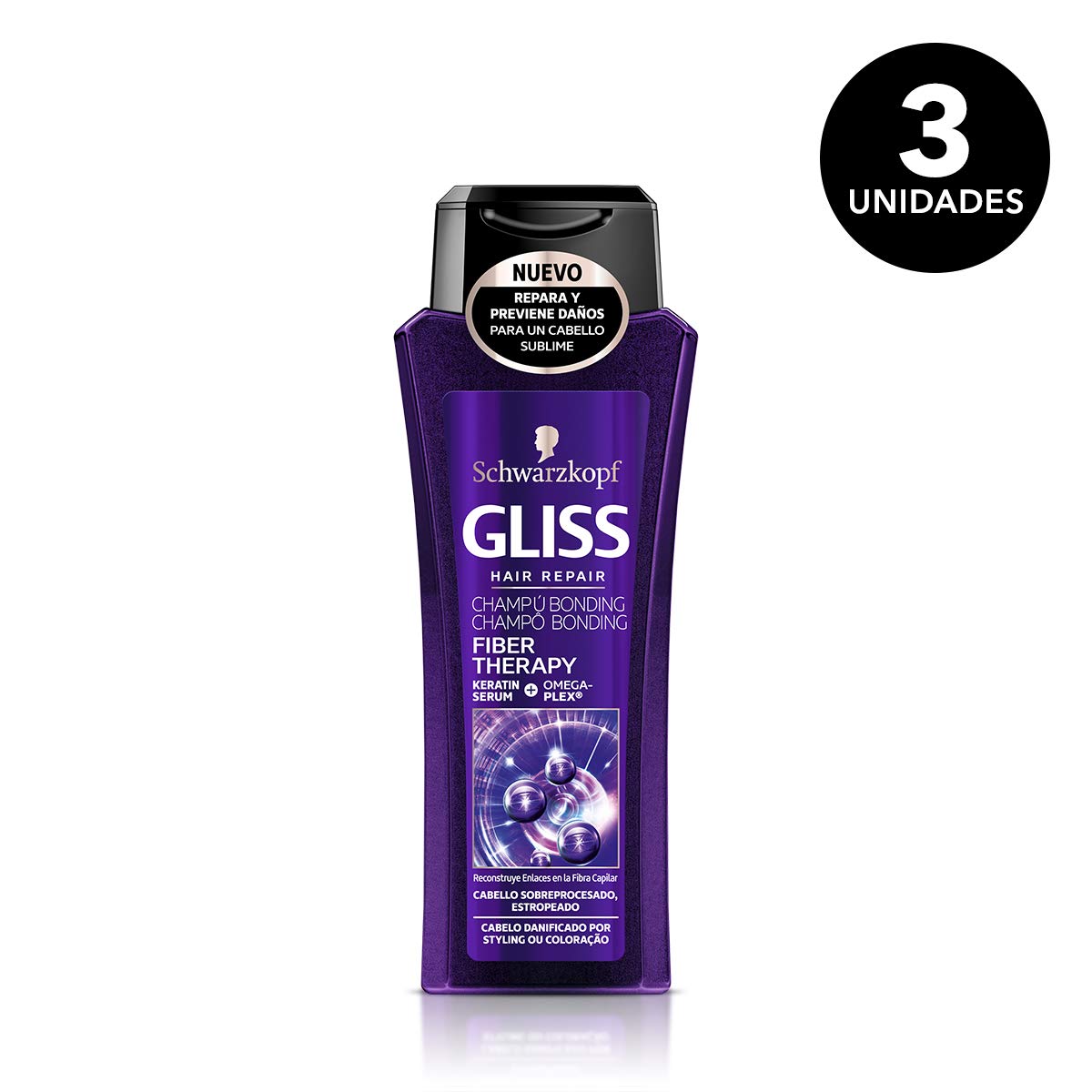 Champú Gliss Fiber Therapy en oferta
