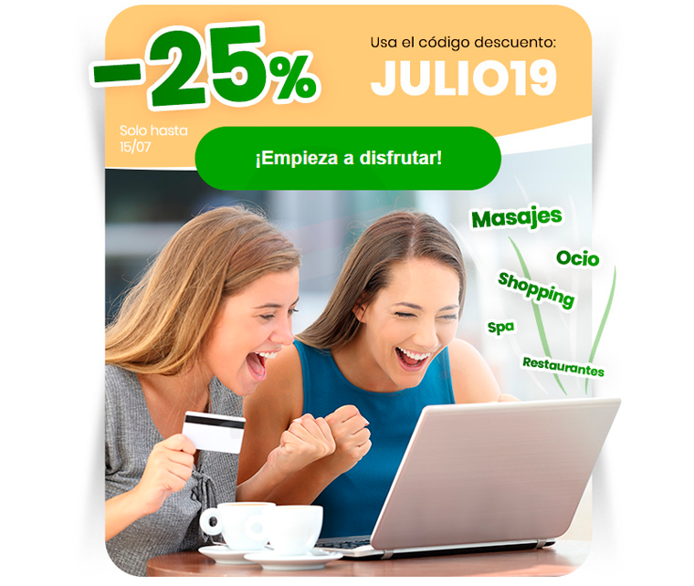 25% de descuento en Groupon