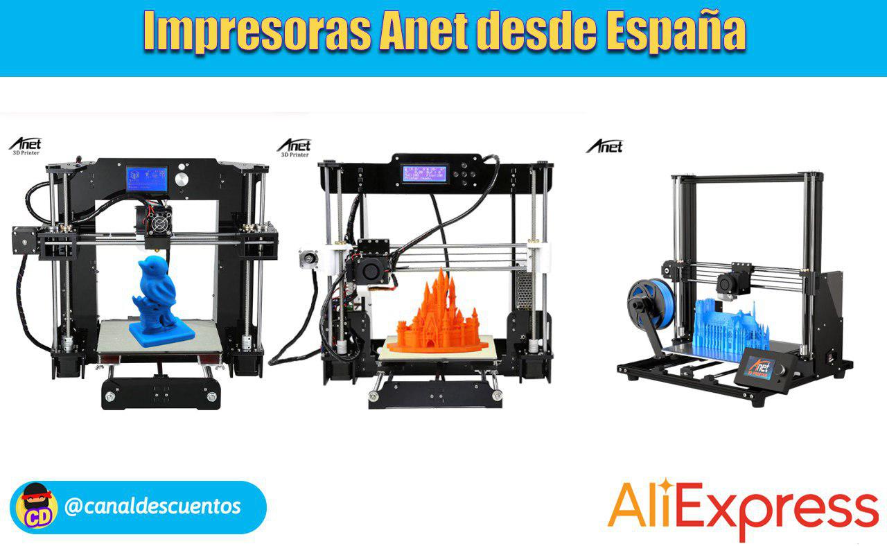 Impresoras 3D Anet desde España