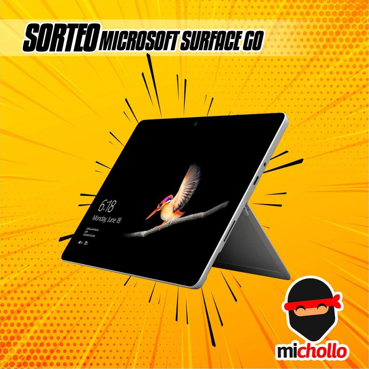 Sorteo de una Microsoft Surface GO