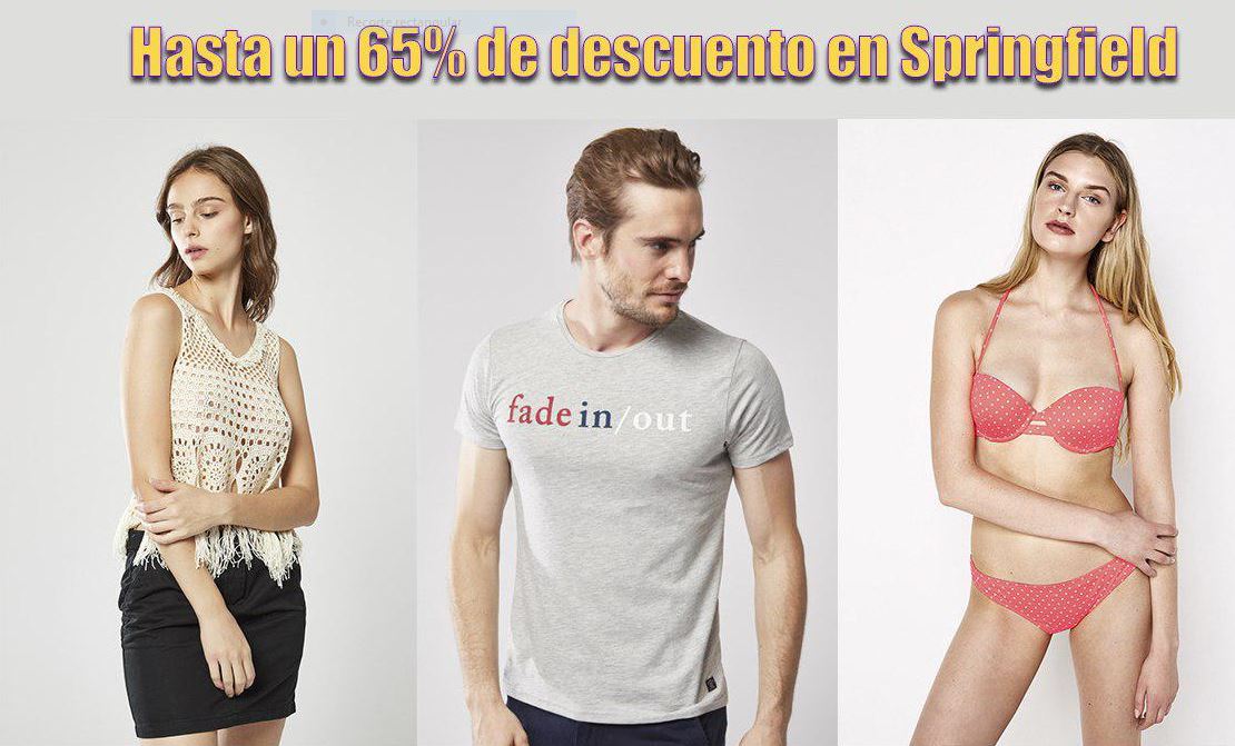 65% en selección Springfield + 10€ GRATIS