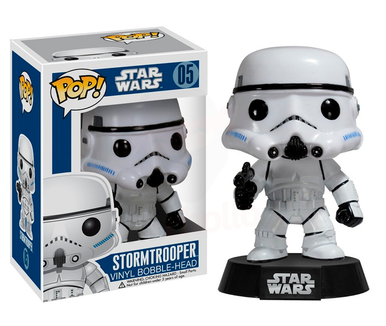 Figura Funko Pop! Stormtrooper Bobble-Head de Star Wars solo 9,5€