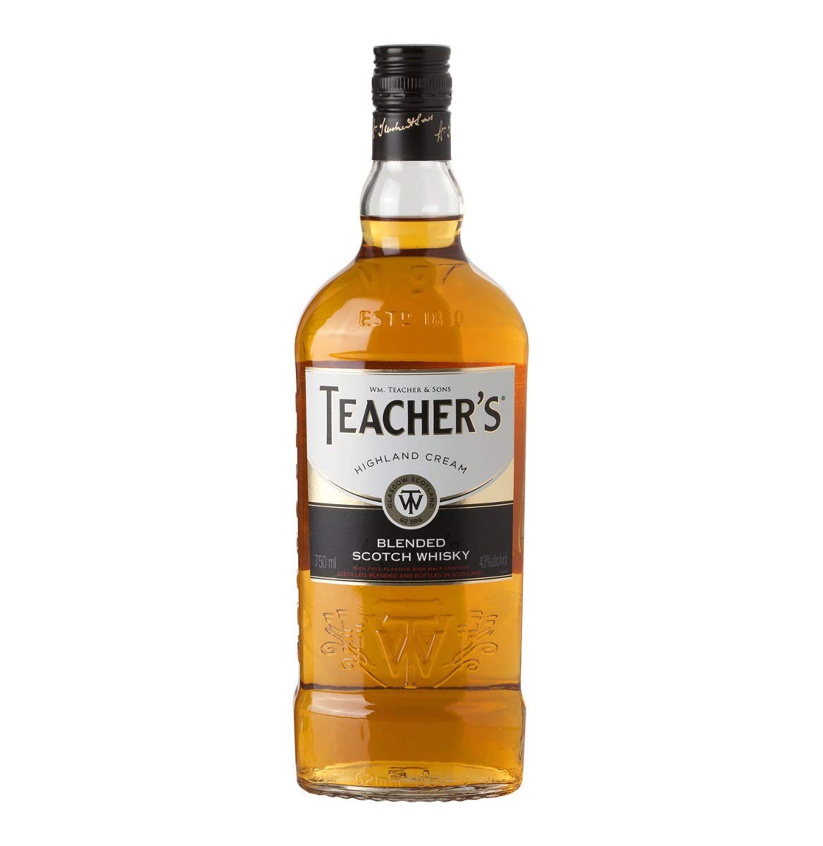 Botella Whisky Teacher's Scotch solo 12,4€