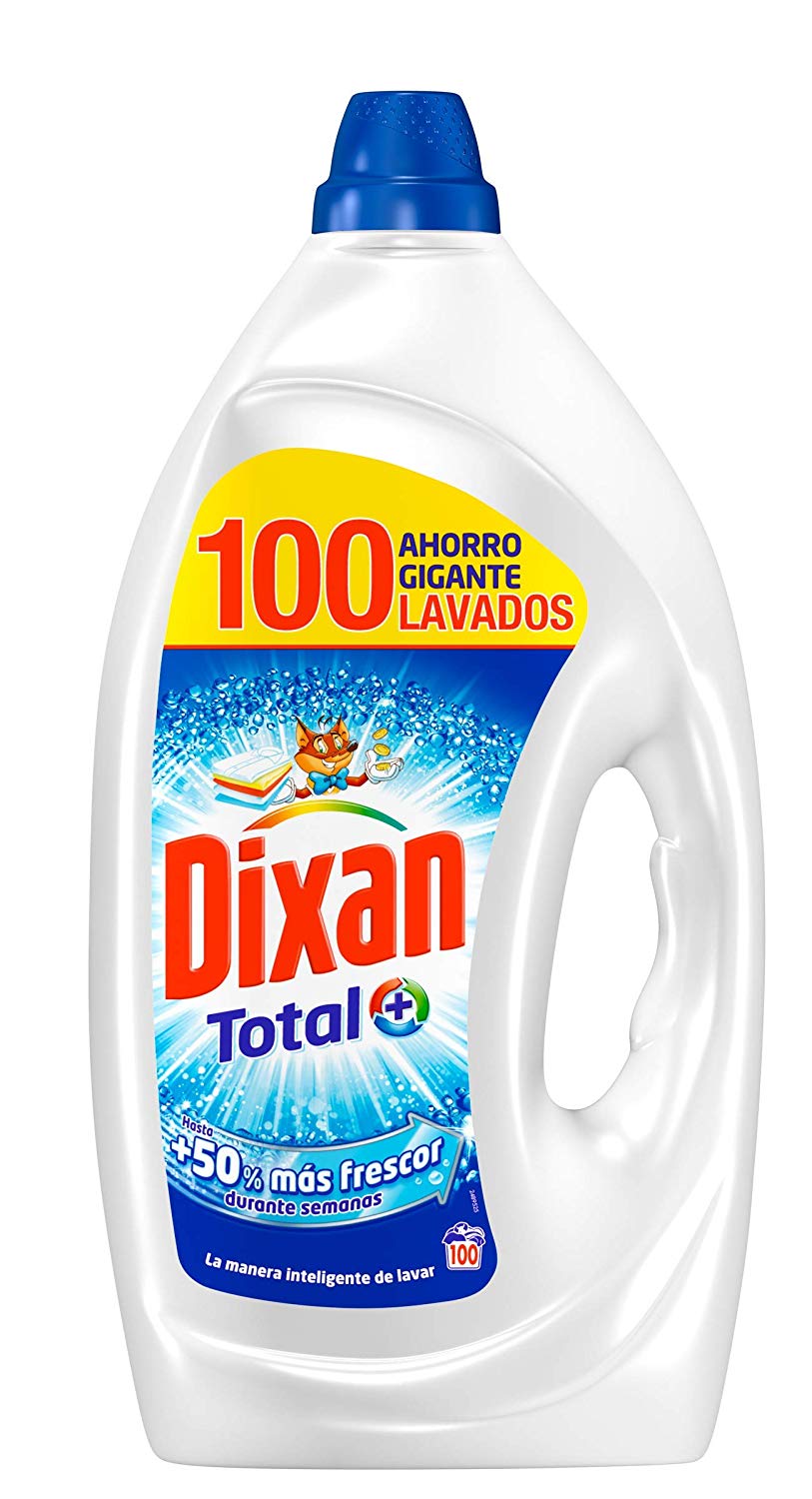 Detergente Dixan para 100 Lavados solo 10,9€