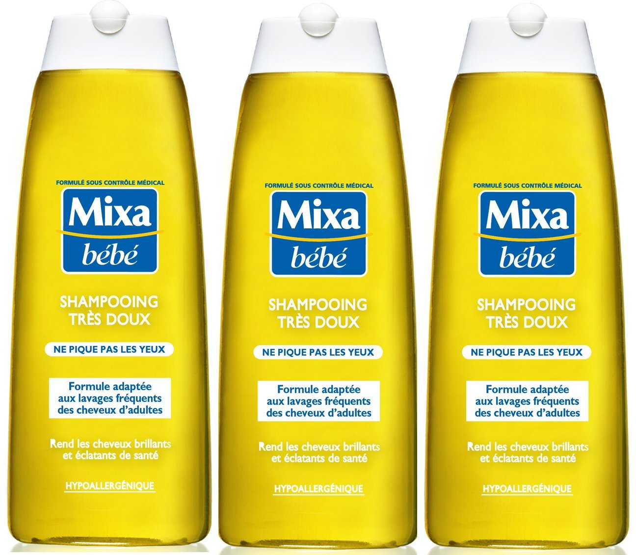 Pack 3 Champú Mixa Bebé solo 8,3€
